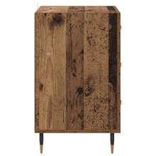 vidaXL Nachttisch Mit Schubladen Altholz 40 X 40 X 66 Cm Holzwerkstoff - Yellow - View 7