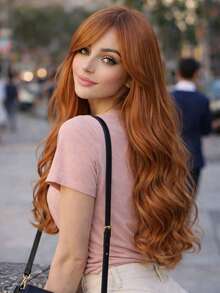 Synthetic Woven Wigs - Radiant Copper - View 4