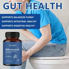 Bunkell Akkermansia 100 Billion AFU - Live Probiotic - Digestive Health & Energy Support For Women & Men - 120 Capsules - 1 Bottle - View 5