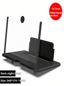 1pc Mobile Phone Screen Magnifier, New Retractable Ultra-HD 10-12 Inch Desktop Stand Magnifier, High Definition Display, Eye Protection, Video Watching Stand, Home/Office Use - Multicolor - View 3