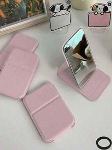 可折叠化妆镜，适用于梳妆台，易于收纳，节省空间。也适用于浴室和宿舍。便携式桌面化妆镜，可用于家居装饰、房间装饰，也可作为婚礼、生日或情人节礼物。 - 黑色 - 查看 11