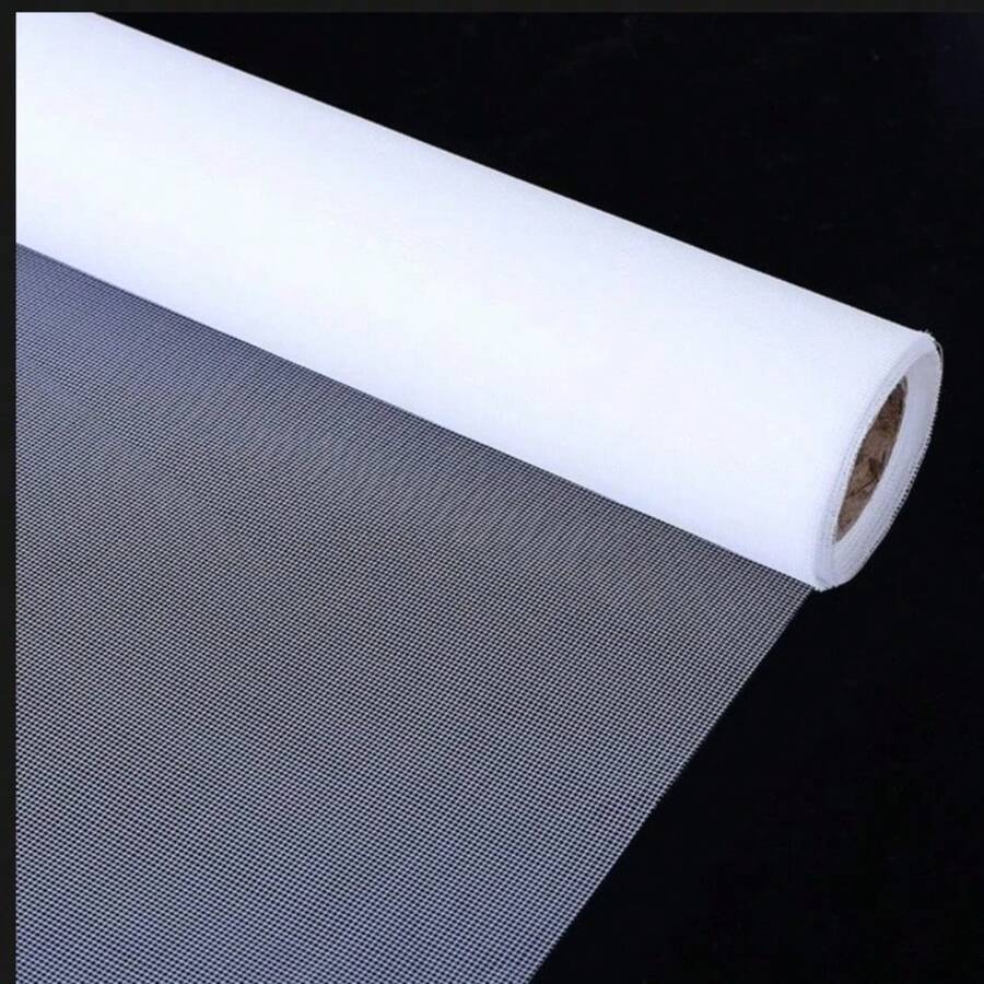 1pc Polyester Modern Gray Anti-Bird Window Screen, Suitable For Home