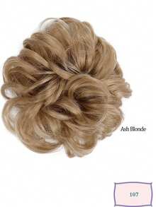 High Temperature Fiber Messy Bun Hair Scrunchie With Hair Ties, Suitable For Various Occasions - Multicolor - View 40