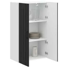 vidaXL Küchenschrank Schwarz 60 X 31 X 100 Cm Holzwerkstoff - nero - Visualizzare 3