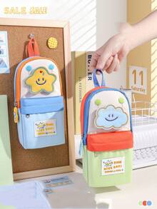 Simple Large-Capacity Pencil Bag, Small School Bag, Star Pencil Bag, High-Looking Student Stationery Bag, Pencil Stationery Box, Girl's Pencil Bag - Schoolbag Star - View 12