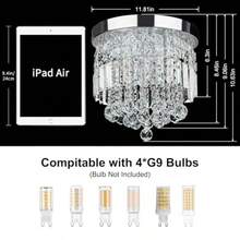 Lámpara de araña negra con enchufe luces colgantes de vidrio con cable de enchufe de 14 pies e interruptor de encendido/apagado lámpara colgante colgante para cocina a recámara área-0003 - 07-11.8 x 9.4 pulgadas, plata - Ver 3