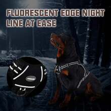 Auroth - Arnés táctico para perros grandes sin tirones arnés ajustable para mascotas reflectante K9 entrenamiento trabajo de fácil control chaleco de servicio militar para perros L amarillo militar - army amarillo - Ver 7