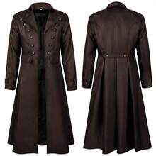 Cosplay Clothing - Men's Overcoat Style 2, Black, 2025412 (in Stock) - View 3