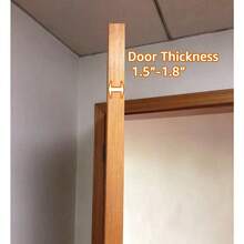 Basics - Organizador de zapatos de tamaño mediano para colgar sobre la puerta 24 bolsillos - Blanco - Ver 8