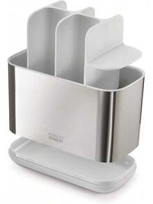 2026 Hot Selling Bathroom Organizer-Joseph Joseph Easy-Store - Compact Toothbrush Holder Caddy Bathroom Storage ,/White, Regular-New Fashion - Thép không gỉ - Xem 6