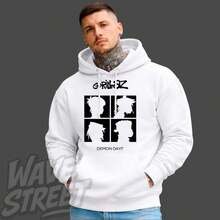 Basic Comfortable Sweatshirt For Everyday Wear  Monkeys Animals Animated Clip Music Famous International National Urban Culture Rock Metal Rock N Roll Famous Band Singer Unisex Sweatshirt Men's Women's 50% Cotton 50% Polyester Top Premium Streetwear New Release Immediate Shipping Various Colors!! - 白色 - 查看 1