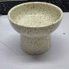 Raised Ceramic Cat Bowl, Pet Bowl With Neck Protection, Flat Mouth Bowl, Cat Food Bowl, Small Dog Bowl - 300ml - View 15