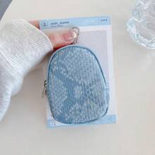 Fashionable Snake Skin Pattern Coin Purse, Minimalist Bluetooth Earphone Case For Women, 2025 New Design - Multicolor - View 12