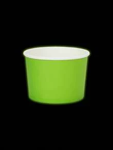 10pcs/40pcs Glow-In-The-Dark Ice Cream Paper Cups, Disposable Dessert Bowls, Suitable For Hot & Cold Food, Birthday Party Supplies, Gifts - Multicolor - View 7
