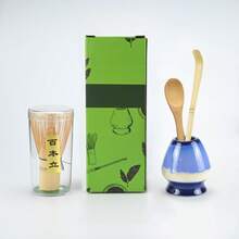 4pcs Matcha Whisk Set - Bamboo Matcha Whisk, Tea Strainer, Scoop, Spoon, Sifter, Whisk Holder, Perfect Matcha Starter Kit For Matcha Tea Ceremony - Multicolor - View 13