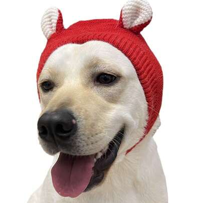 Cute Cartoon Pet Hat, Warm Winter Hat For Medium To Large Dogs Like Labrador, Golden Retriever