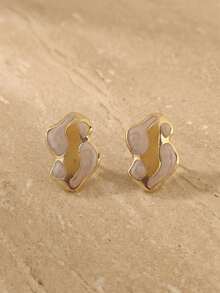 女士设计师款不锈钢油滴不对称耳钉，防水时尚耳饰，可爱彩色海星耳环，适合青少年女孩夏季海滩度假比基尼配饰，搭配迷人服饰和婚纱——百搭饰品，游泳、沐浴、运动时佩戴皆宜，是情人节、生日、母亲节和度假惊喜的理想之选。 - 彩色 - 查看 13