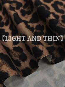 Keke Bloomly Latest Leopard Print Bomber Jacket For Women, Metal Zipper, Baseball Collar, Long Sleeve, Regular Fit, Lightweight, Fashion Casual Commute Vacation Versatile Jacket - Chocolate Brown - View 8