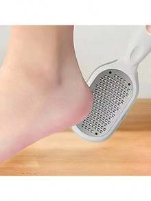 Set Of 2 Hypoallergenic Metal Foot Files And Scrapers - Perfect For Smoothing And Cleaning Dry Skin, Great For Removing Thick Skin, Essential Foot Care Tools | Hypoallergenic Foot Care | Sturdy Foot Care Instruments - A-đen - Xem 6