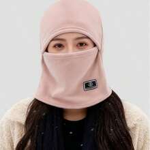 Winter Cycling Warm Hat, Windproof Face Mask, Thick Protective Scarf, Cycling Balaclava, Wind-Resistant Ear Muffs, Yoga Headband - A - View 6