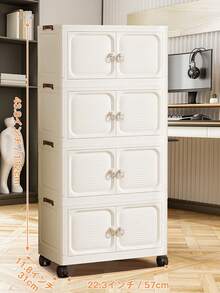 Storage Bins With Lids - White - View 16