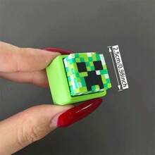 Minecraft Spielfiguren Dekor Stressabbau Mechanische Tastatur Anhänger, Klick-Spielzeug Anhänger, Geburtstags-/Valentinstags-Geschenk - Verschiedenfarbig - Übersicht 3