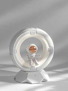 1pc Adjustable Brightness Astronaut Night Light, Touch Control Space Man Desk Decor, Bedroom Lighting, Holiday Decoration, Birthday Gift - Multicolor - View 5