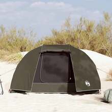 vidaXL Fishing Tent 3 Persons Brown Waterproof - A - View 5