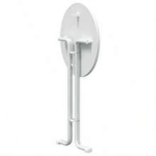 Home Table Dining Table White ?70x110 Cm Engineered Wood And Steel - White - View 7