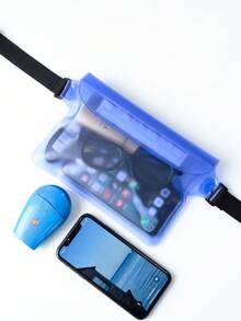 1件/套防水手机腰包，大容量，适合沙滩、游泳、漂流，三重密封 - 彩色 - 查看 5