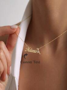 Customized Bird Name Necklace For Women And Men, Stainless Steel Personalized Birth Bird Name Necklace Jewelry Gift - 1 - View 3