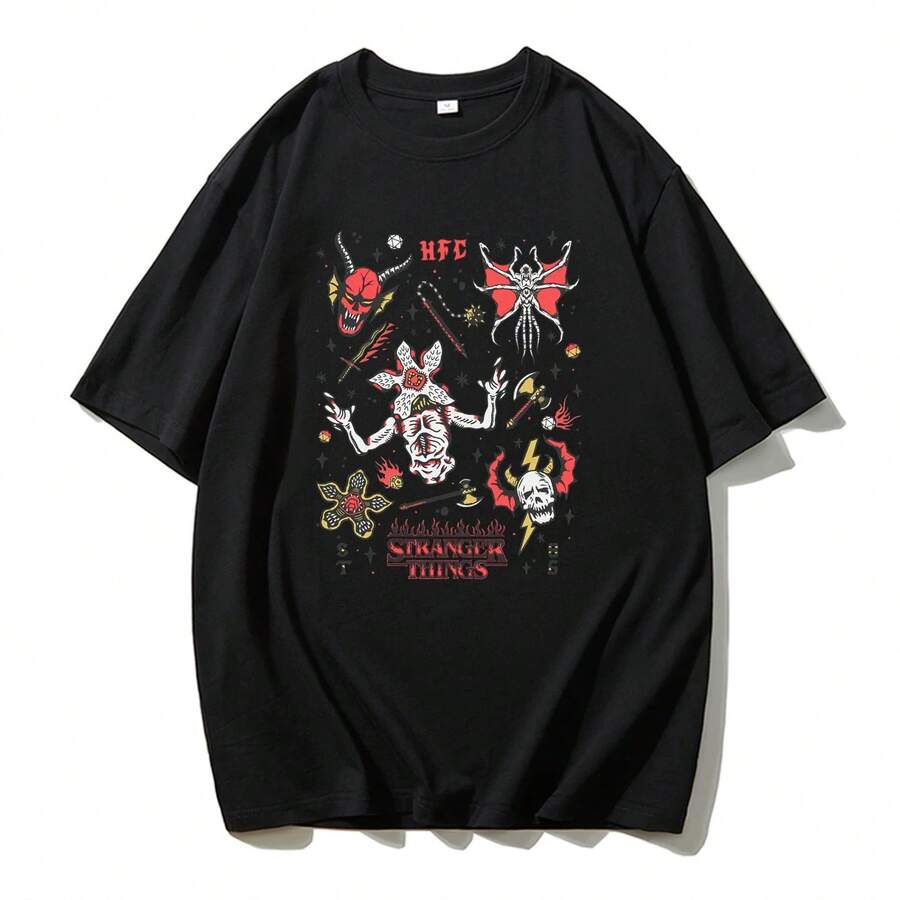 Men Outdoor Tees & Tanks - Black - View 1