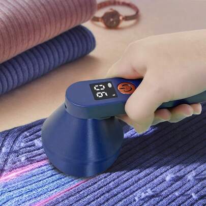 Şarj Edilebilir Tüy Toplayıcı - Taşınabilir Tüy Tıraş Makinesi | Dijital Ekranlı, Uzun Pil Ömrüne Sahip, Ev ve Seyahat İçin Uygun, USB Şarj Edilebilir Kumaş ve Giysi Tıraş Makinesi - Mükemmel Noel Hediyesi