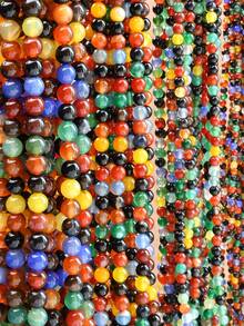 Hạt đá mã não tròn nhiều màu sắc dùng để tự làm trang sức, vòng cổ, vòng tay, bông tai thủ công, bề mặt nhẵn mịn, dành cho các nhà thiết kế sáng tạo, phụ kiện xâu hạt, người đam mê hạt cườm. - Nhiều màu - Xem 6