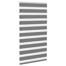 vidaXL Doppelrollo Dunkelgrau 70x100 Cm Stoffbreite 65,9 Cm Polyester - Einheitsgröße - Übersicht 4