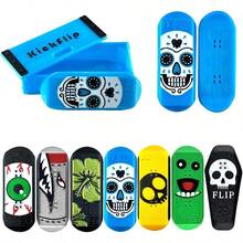 Ván trượt cầm tay Flip Kick hình ngón tay, đồ chơi giảm căng thẳng, đồ chơi đẩy đẩy tiện dụng, trò chơi vui nhộn. - Nhiều màu - Xem 9