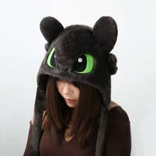 Universal Pictures Toothless Cute Cartoon Ears Moving Hat By Pinching Valentine's Day Valentines - Multicolor - View 1
