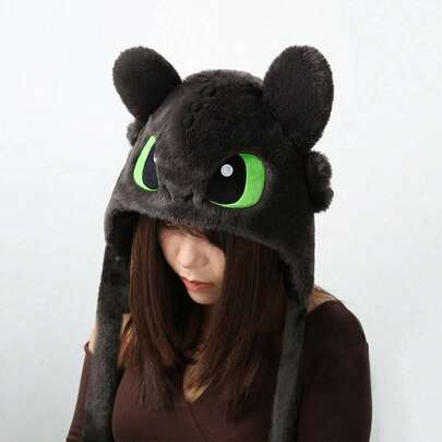 Universal Pictures Toothless Cute Cartoon Ears Moving Hat By Pinching Valentine's Day Valentines