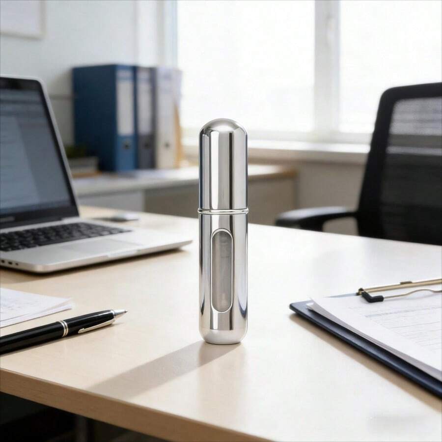 Travel Refillable Atomizer Sprayer For Perfume And Cologne Travel Bottle, Mini Perfume Refillable Bottle Perfect For Pockets - 銀色 - 查看 1
