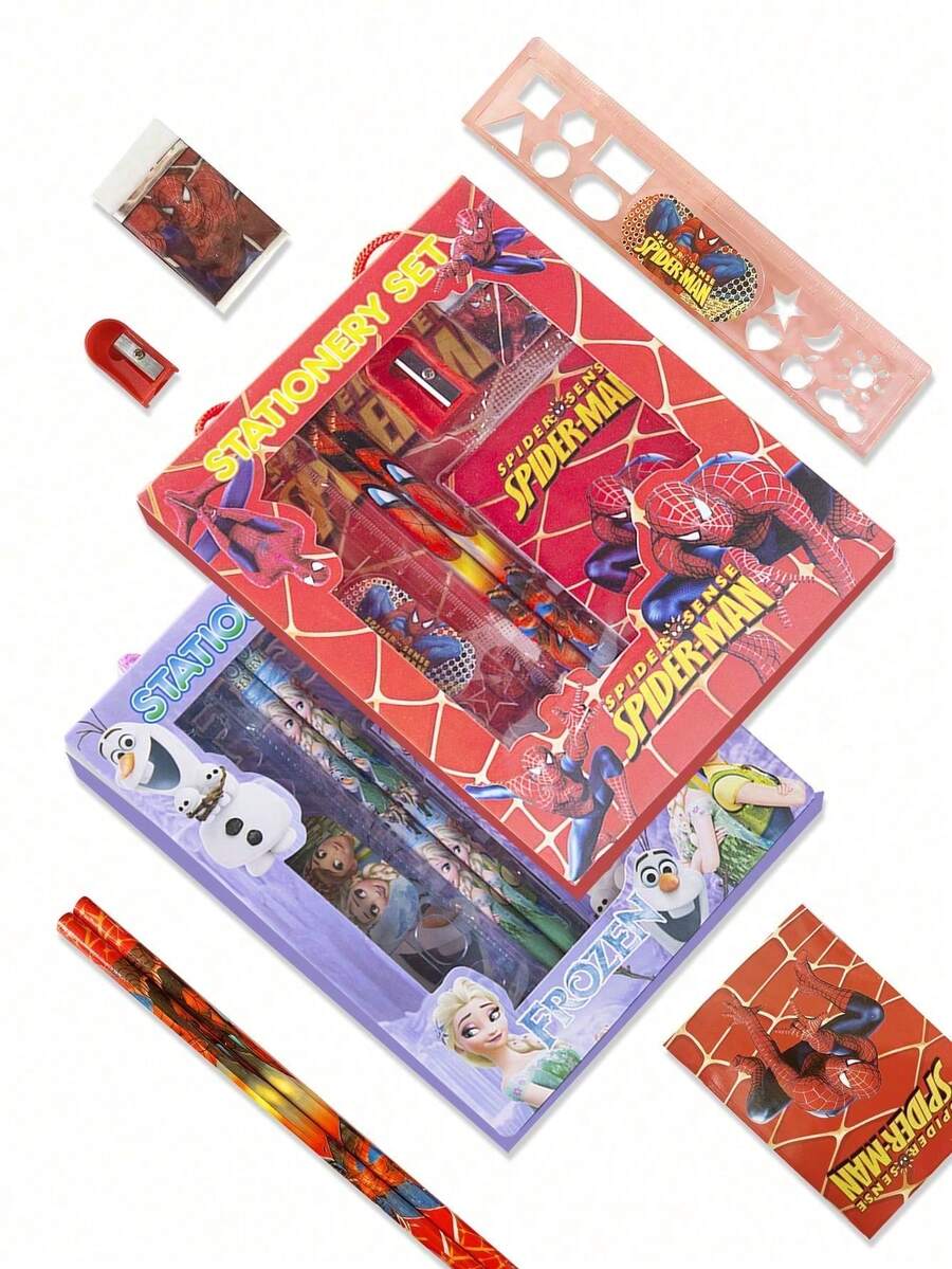 , White Princess, Frozen Princess, Stationery Gift Set, Student Gift Box, Children's Learning Supplies, Handheld Stationery Set, Back To School Season - Multicolor - View 1