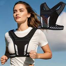 Ultralight Breathable Cycling Backpack, Outdoor Phone Backpack, Trail Running Hydration Pack - Black - View 2