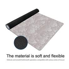 Alfombrilla de ratón extra grande con diseño de nubes, alfombrilla de escritorio para juegos, alfombrilla grande para teclado, lavable, con base de goma antideslizante, borde cosido, alfombrilla de ratón de regalo, protector de escritorio, almohadilla de estudio, disponible en varios tamaños, alfombrilla para teclado de computadora, almohadilla para portátil, accesorios de escritorio de oficina, suministros de oficina, decoración de oficina - Nubes - Ver 7