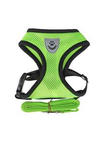 2pcs/Set Breathable Mesh Cat/Dog Harness And Leash Set - Reflective, Adjustable Pet Vest With Leash, Suitable For Small Dogs And Cats, Convenient For Walking And Training, Durable - Multicolor - View 32