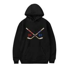 Heated Rivalry Hollander Rozanov Hockey Hoodies Women Men Casual Long Sleeve Sweatshirt Clothes - 黑色2 - 查看 1