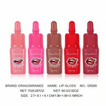 Dragon Ranee Matte Liquid Lipstick, Long-Lasting, Waterproof, Smudge-Proof, Non-Stick, Fine Texture, Versatile Lip Gloss - DR205 - View 6