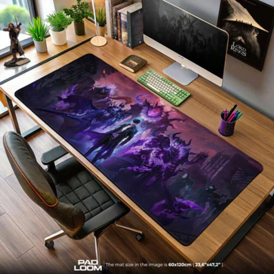 Solo Leveling Shadow Monarch Mouse Pad – Anime Gaming Desk Mat - Rectangle - View 1
