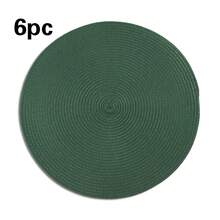 1/4/6 pièces Sets de table style bohème en PP, convient pour mariage, rassemblement campagnard, pique-nique, repas en extérieur, décoration de table pour anniversaire - Multicolore - Voir 38