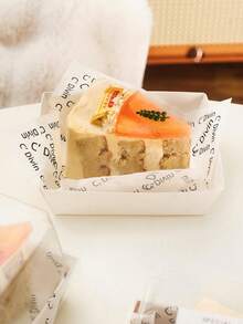 50/100个装提拉米苏蛋糕包装盒 - 烘焙糕点外卖盒 - 适用于包装三明治、提拉米苏、肉松面包、蛋挞等糕点，厨房保鲜用品，家居收纳，家居装饰 - 彩色 - 查看 4