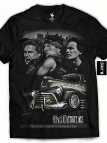 Blood In Blood Out BLVD Memories T-Shirt Limited Edition Los Angeles Lowrider - màu đen - Xem 1