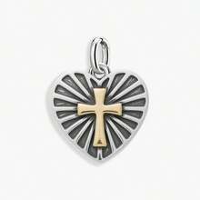 1pc Heart Daisy Pendant, Suitable For DIY Bracelets, Exquisite Jewelry Gift, Suitable For Women Or Men - Set 5 - View 12
